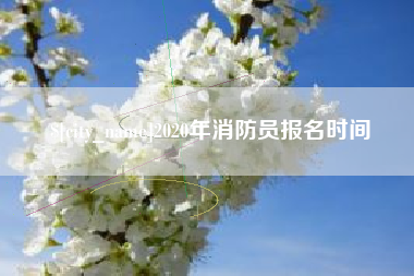 资阳2020年消防员报名时间