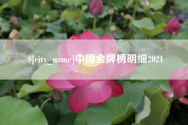 资阳中国金牌榜明细2021