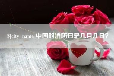 资阳中国的消防日是几月几日？