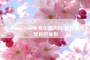 资阳5000米有中国人吗-都有中国人坚毅的身影