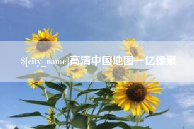 资阳高清中国地图一亿像素