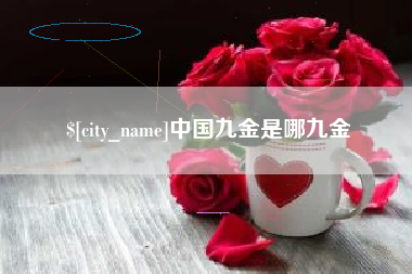 资阳中国九金是哪九金