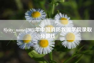资阳2021年中国消防救援学院录取分数线