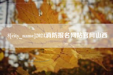 资阳2024消防报名网站官网山西