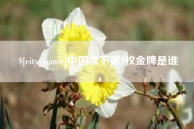 资阳中国拿下第9枚金牌是谁