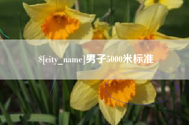 资阳男子5000米标准