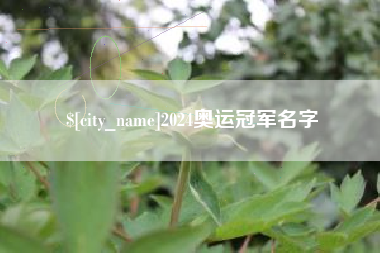 资阳2024奥运冠军名字