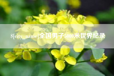 资阳全国男子5000米世界纪录