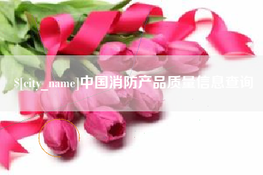 资阳中国消防产品质量信息查询