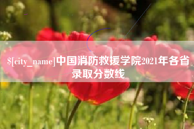 资阳中国消防救援学院2021年各省录取分数线