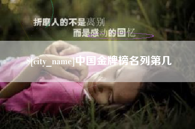 资阳中国金牌榜名列第几