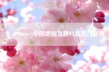 资阳中国地图九宫八卦死门在哪