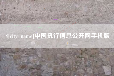 资阳中国执行信息公开网手机版