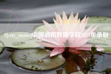 资阳中国消防救援学院2021年录取