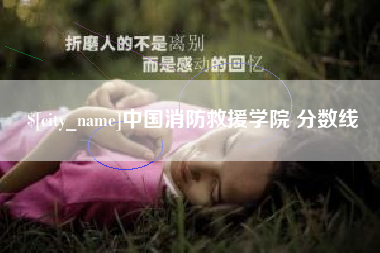 资阳中国消防救援学院 分数线