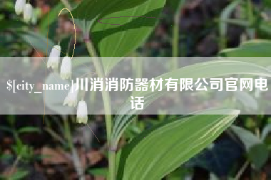 资阳川消消防器材有限公司官网电话
