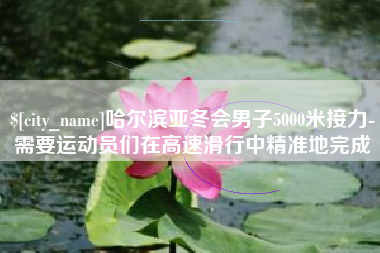 资阳哈尔滨亚冬会男子5000米接力-需要运动员们在高速滑行中精准地完成