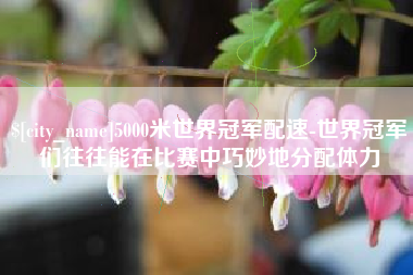 资阳5000米世界冠军配速-世界冠军们往往能在比赛中巧妙地分配体力