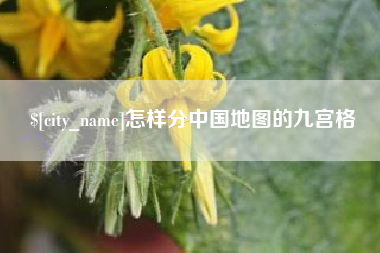 资阳怎样分中国地图的九宫格