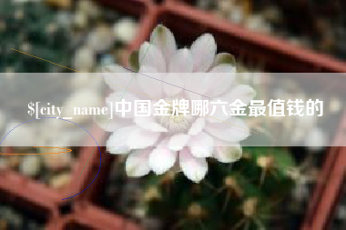 资阳中国金牌哪六金最值钱的