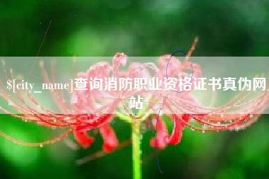 资阳查询消防职业资格证书真伪网站
