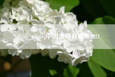 资阳中国金牌有哪些2021